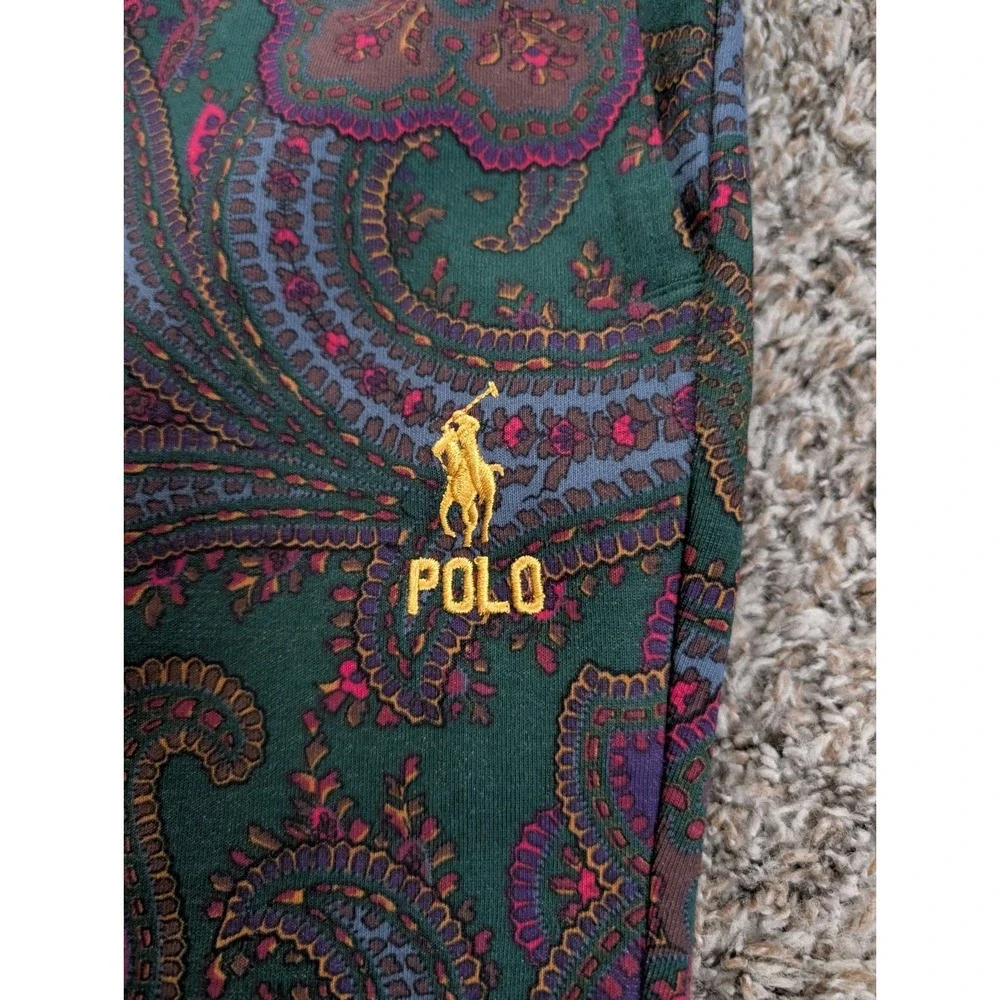 Polo Ralph Lauren Men's Paisley Track Pants Size 3XB Big & Tall Sweatpants EUC